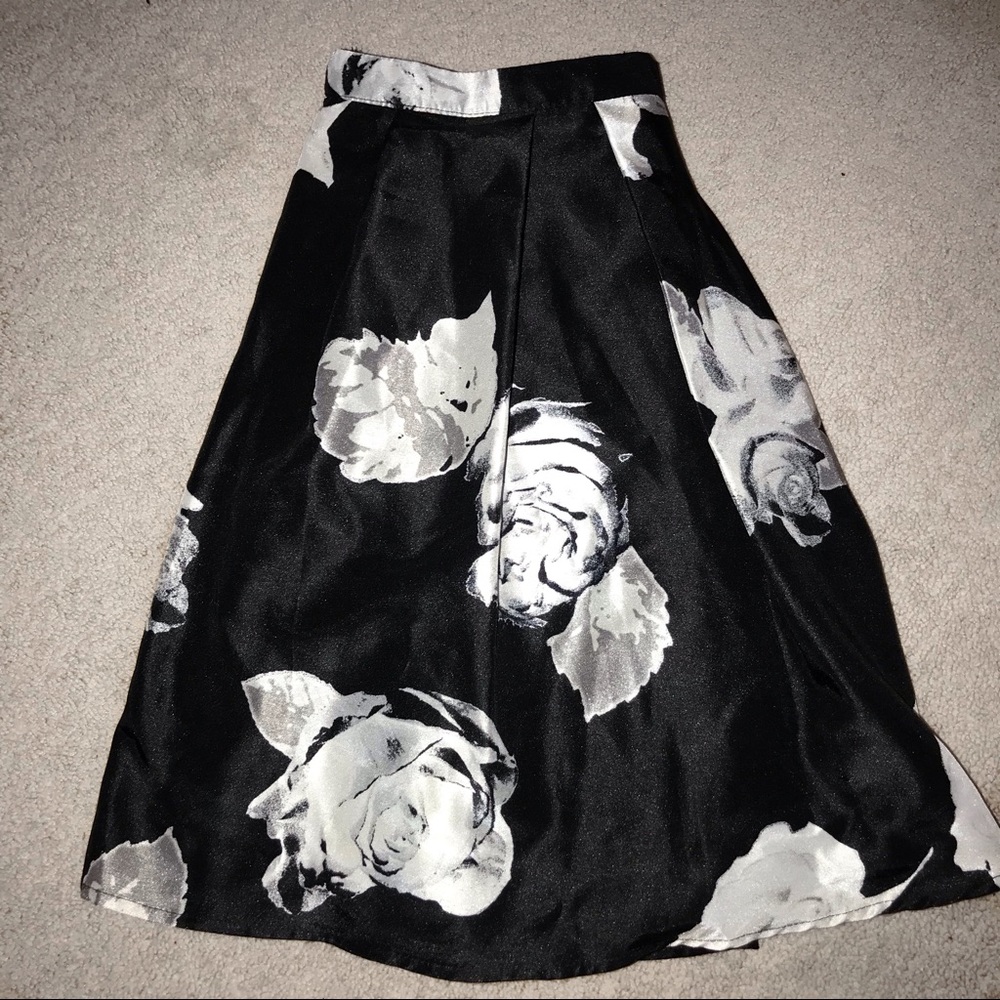 Fancy Two-Piece black floral set
